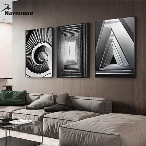 Modern Abstract Paintings Geometric Graphics Visual Art Picture Print Poster Living Room Bedroom Shop Home Decoration Art Wall