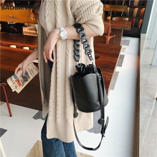 Luxury Bucket Bag for Women High Quality Leather Handbag New Solid Color Shoulder Bag Female Designer Brand Crossbody Bag Purse