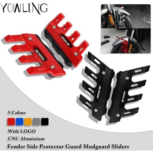 Motorcycle Universal Front Fender Side Protection Guard Mudguard Sliders FOR BMW S1000R 2001 2002 2003 2004 2005-2021 S1000R