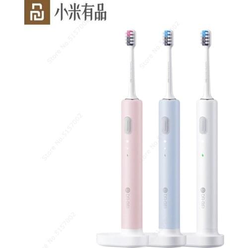 Youpin DRBEI Sonic Toothbrush Timer Brush Wireless Rechargeable Electric Toothbrush Waterproof Ultrasonic Tooth Brush Portable