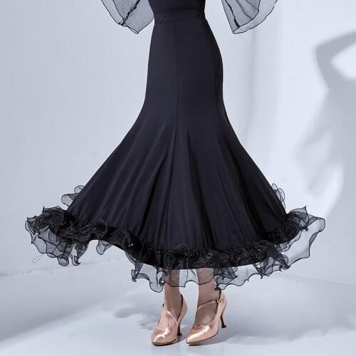 Summer Ballroom Dance Competition Skirt Female Practice Clothes Modern Dance Costume Standard Waltz Performance Dancewear YS1921