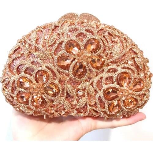 Bag for Women Luxury Flower Pattern European Evening Clutch Lady American Style Messenger Bag Personality Cocktail Clutch Wallet