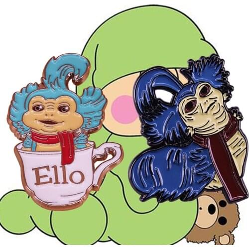 Ello Worm labyrinthh Badge Blue Movie Elf Brooch This is just a worm. Say, come inside, and meet the missus