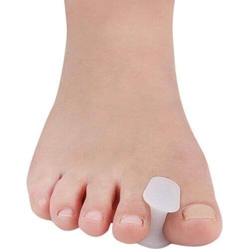 1 Pair SEBS Toe Corrector Gel Protector Toe Finger Separator Hallux Valgus Pedicure Tools Foot Care Corrector For Toes