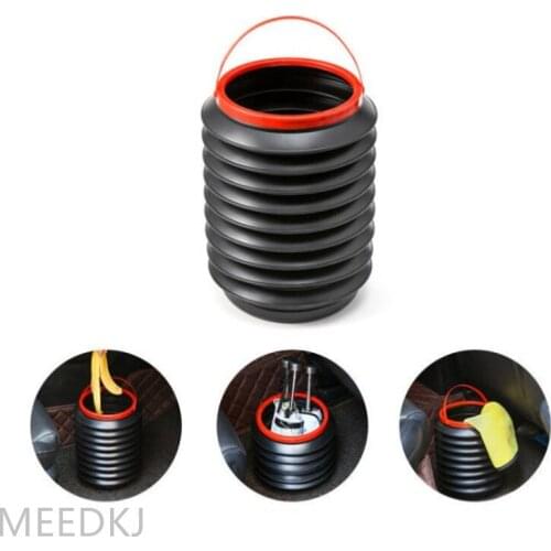1pcs foldable 4L car multifunctional telescopic bucket creative folding storage bucket portable trash can