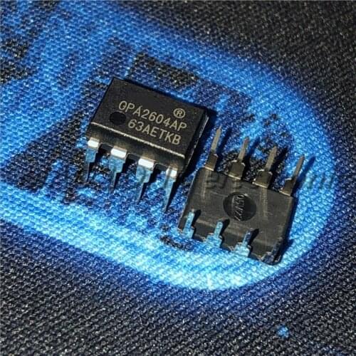 10PCS/LOT OPA2604AP OPA2604 DIP-8 Fever Dual Op Amps Precision Dual Operational Amplifiers Op Amp ICs