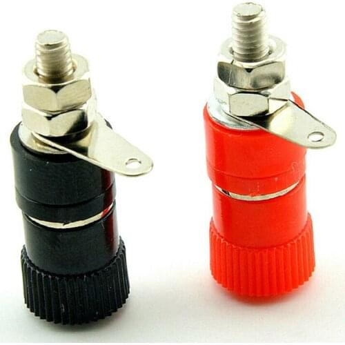 10Pcs Speaker Terminal Binding Post for 4mm Banana Plug Socket Jack Adapter Stand