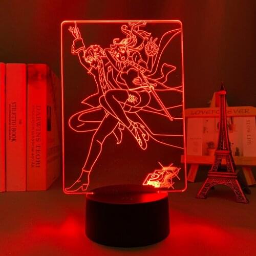 3d Led Lamp Anime Figure Persona 5 for Kids Bedroom Decoration Night Light Lighting Birthday Gift Room Decor Desk Lamp Persona 5