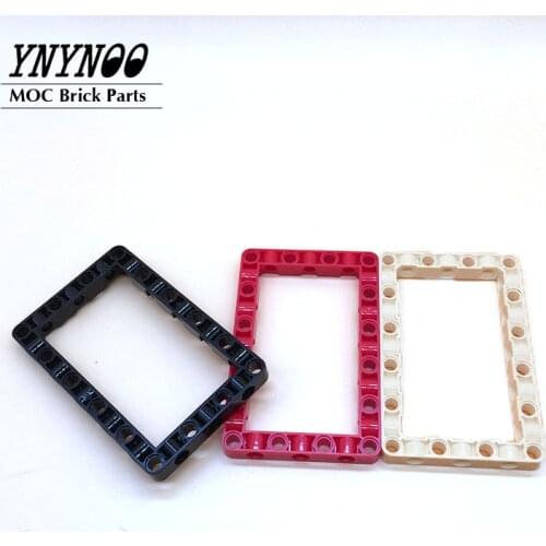 4Pcs/lot High-Tech Beam Frame 7x11 Arm Ring / Ring Beam MOC Building Blocks Parts Toys for EV3 SPIKE Compatible with 39794