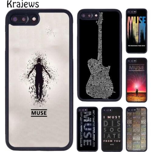 Krajews Muse Band Lyrics Music Songs Phone Case Cover For iPhone 5 6S 7 8 plus 11 12 Pro X XR XS Max Samsung Galaxy S7 S8 S9 S10