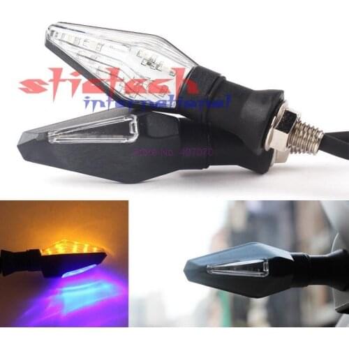 By DHL or Fedex 50 pairs Universal 12V 1W LED Motorcycle Turn Signal Indicators Lights lamp