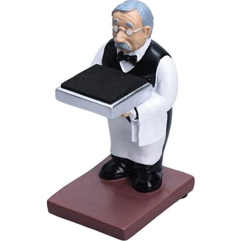 Creative Housekeeper Butler Men Watch Display Holder Butler Watch Storage Box Case Glass Cover Jewelry Display Rack Stand