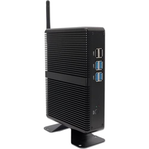 Mini PC Computador Windows 10 DDR3L Ram Msata SSD Haswell Nuc Intel Core i3 5005U N3150 4K HTPC Linux 300M Wifi HDMI+VGA