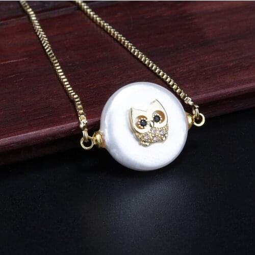 Multi-style cz star tiny gold cz crystal paved animal sign charm pearl bead connector thin link woman bracelet