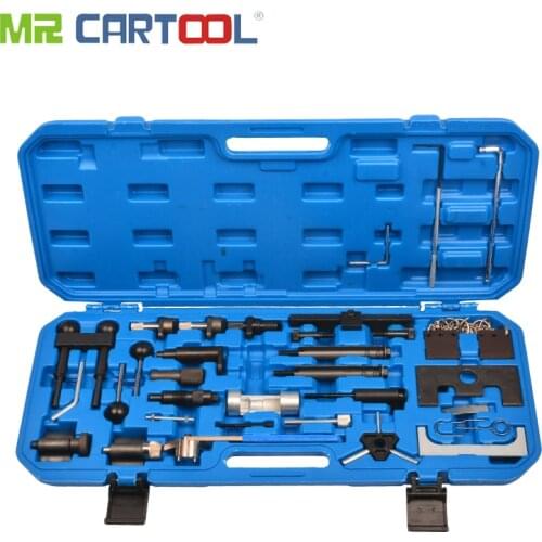 MR CARTOOL Universal Engine Timing Camshaft Tools Set Kit Petrol Diesel Belt Change Tool For VW Audi Vag Car Repair Tool