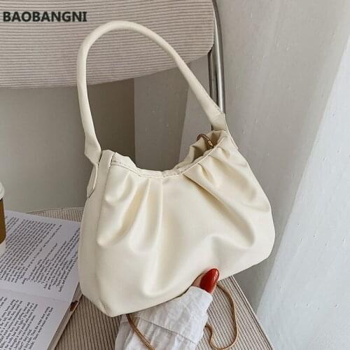 New Fashion Bag Slanting Small Square Bag Leisure Pleated Hand Bags shoulder Bags shopping backpack