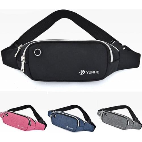 2019 Fanny Pack Men Waist Bag Women`s Belt Bag with Earphone Hole Hengreda Travel Hip Bum Belly Pouch Purse for Mobile Phone Key