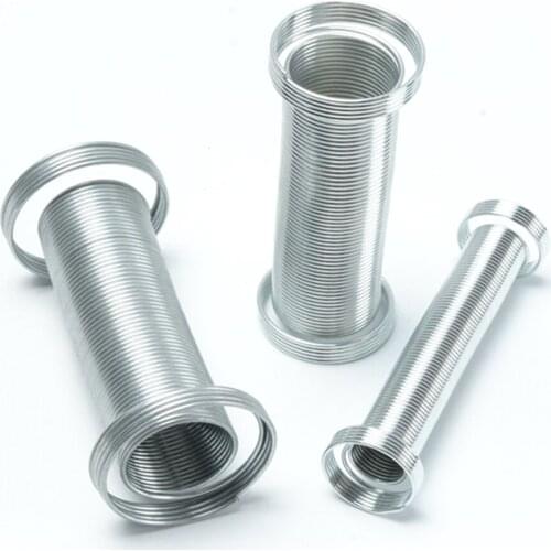 Wire-passing spring long stainless steel building tensile door spring wire protection sleeve fan frame door guard wear wire