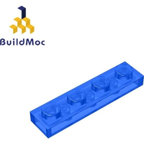 BuildMOC Assembles Particles 3710 1x4 For Building Blocks Parts DIY electric Educational Bricks Kids Toys