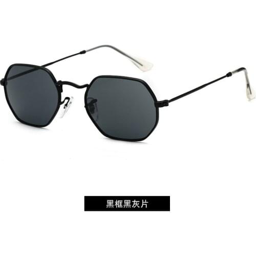 Women Retro Classic Small Square Sunglasses Men Brand Designer polygon Sun Glasses Women Vintage Metal Frame Eyewear UV400