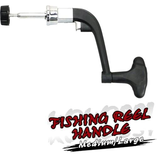 Medium /Large metal Spinning fishing reel handle folding rocking arm fishing wheel grasp rocking handle Fishing accessories