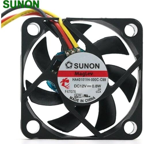 For Sunon HA40101V4-000C-C99 4010 fan 12V 4 cm ultra quiet fan cooling