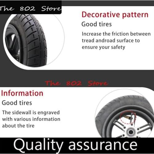 10x2 10 inch thickened pneumatic with 5 / 6-hole Disc brake wheel rim for buggy balancing car electric scooter tyre tire tube