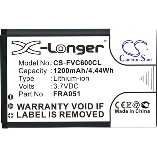 Cameron Sino 1200mAh Battery FRA051 for FRITZ!FON C6,C6 DECT