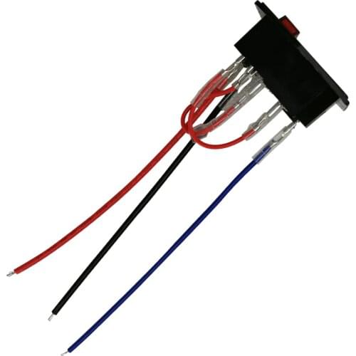 3D Printer Parts 250V/5A Power Supply Switch Male Socket with Fuse for 3D Printer DIY 3D Printer Accessories