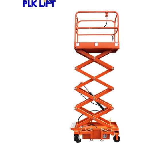 Electric Aerial Man Work Scissor Lift Truck Aerial Work