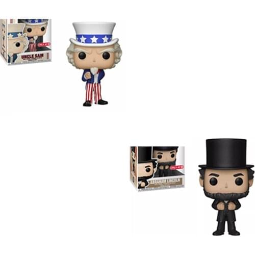 Funko Bobble Figure, Dr. Doom Uncle Sam Abraham Lincoln Figure Collectible Model Toy