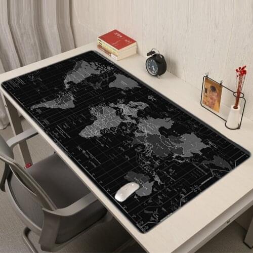 World Map Csgo Mouse Pad Gamer Rug Mausepad Anime Mouse Mats Xxl Varmilo Carpets Cheap Gaming Laptop Cute Mousepad Razer Diy