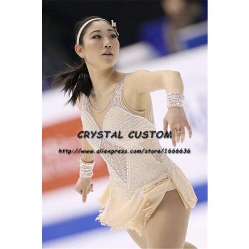 Custom Figure Skating Dresses Graceful New Brand Girls Ice Skating Dresses For Competition DR4281