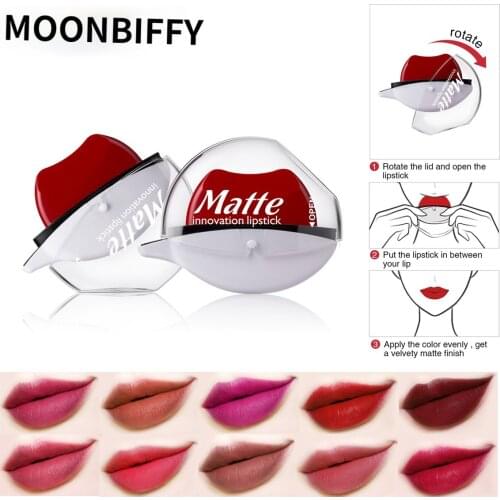 Hot Selling Lazy Population Red Waterproof Non-Decoloring Moisturizing Lipstick Makeup Goods Cosmetic Gift for Women