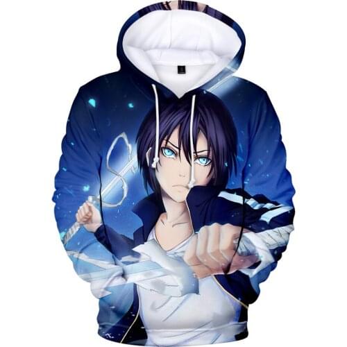 Hot Sale Noragami Sweatshirt Men/women Harajuku Hoodie Casual Sweatshirt 3D Print Noragami Anime Hoodies Men Pullover Hooded
