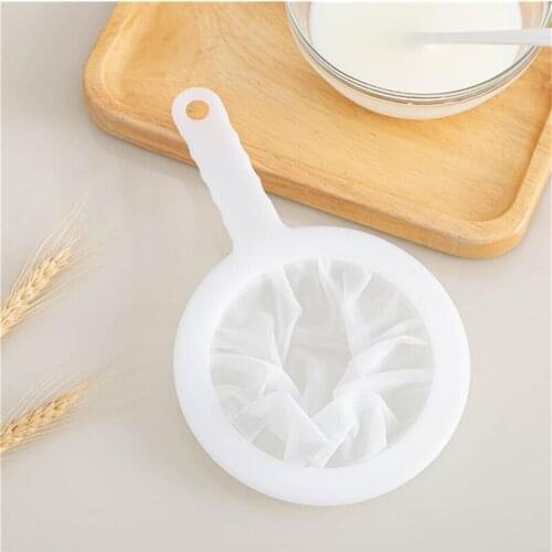 Reusable Coffee Filter Bag Nut Milk Tea Bags Polyester Mesh Strainer Soybean Juice Herbal Cold Brew Drip Pot Coffee Filtration