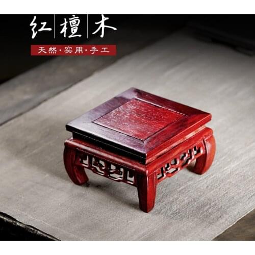 ★kettle base frame red sandalwood is chang tao 】 four penghu-glance base furnishing articles 78 / a single price