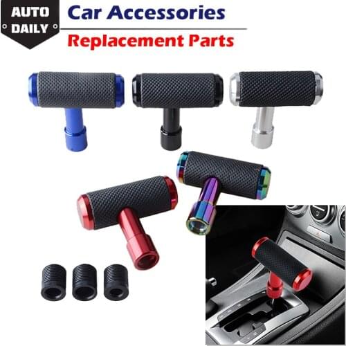 Aluminium Alloy Gear Shift Knob Aircraft Joystick Shift Lever Handle For BBA JDM Car Modification Accessories Hammer Style