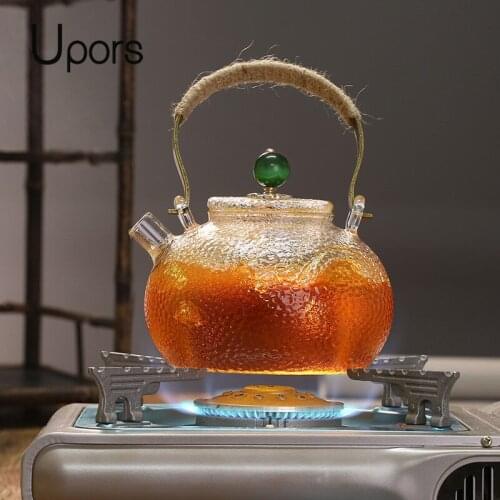 Heat Resistant Glass Teapot Tea Filter Chinese Kung Fu Tea Set Puer Kettle Coffee Glass Maker Office Tea Pot