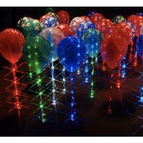 LED Balloon Sparkle Ribbon - Lights - Multi Colour brighten up your party