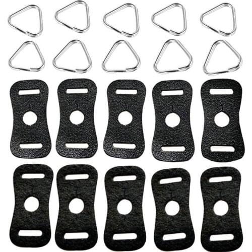 50-100pcs Leather Protector Cover Camera Strap Triangle Split Ring Hook for Fujifilm Canon Nikon Sony Olympus Pentax DSLR Camera