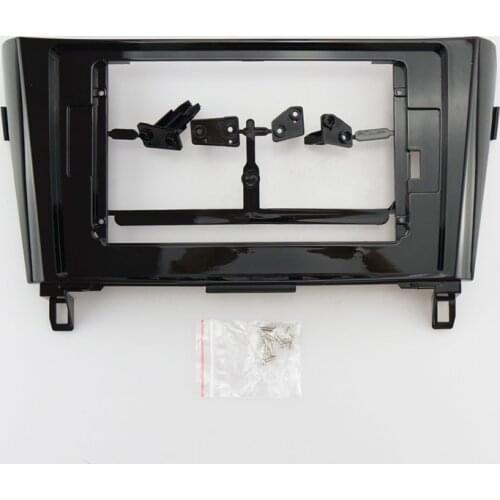 10.1 inch Car Fascia Radio Panel for NISSAN XTrail X-Trail, Qashqai, Rogue 2014+ Dash Kit Install Facia Bezel Adapter Plate Trim