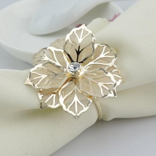 100pcs/lot Exquisite high-end hotel restaurant dedicated napkin ring mouth cloth napkin ring napkin ring seat ring