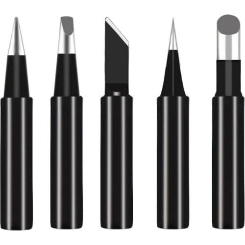 5Pcs Soldering Iron Tips Internal Heated 936 Soldering Head Universal Welding Solder Rework Tools Accessories