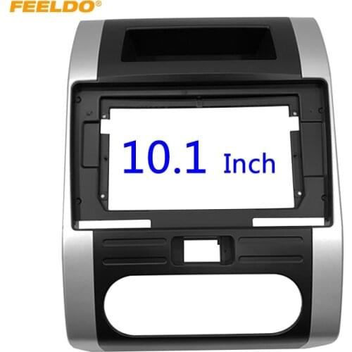 FEELDO Car Radio Audio 10.1" Big Screen 2DIN Fascia Frame Adapter For Nissan X-Trail CD/DVD Player Dash Fitting Panel Frame Kit