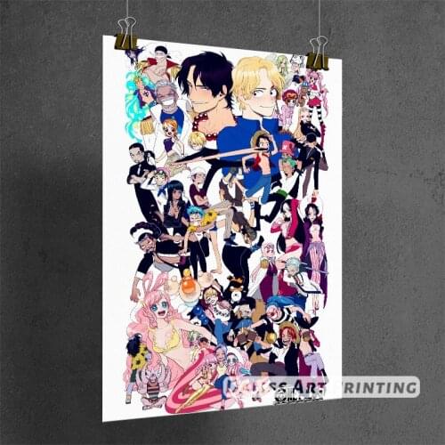 Canvas Anime Luffy Roronoa Zoro Pictures Home Decoration Paintings Poster HD Prints Wall Art Modular Living Room Framed