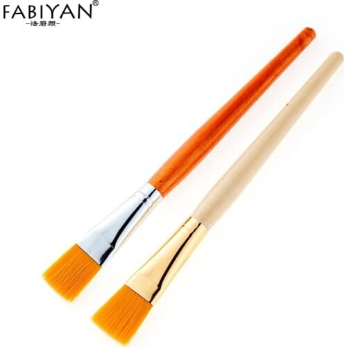 Nail Art Cleaning Brush Pen UV Gel Glitter Drawing Painting Tips Powder Dust Remover Makeup Manicure Wooden Flat Soft Head Tools