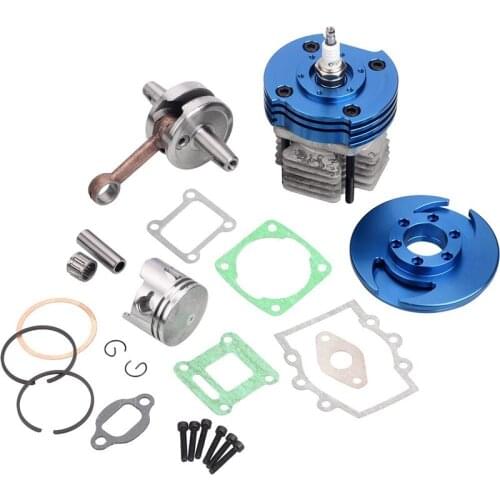 44MM Big Bore Top End Kit Full Circle Crank Shaft Full Circle Crank Shaft Kit for ATV Pocket Bike 49cc 2 Stroke Stage