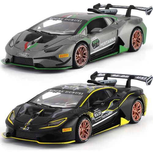 1/32 Lambor HURACAN ST EVO Alloy Sports Car Model Diecast Sound Light Super Racing Lifting Tail Toy Birthday Gifts For Children