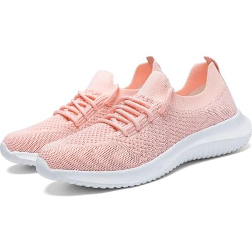 Shoes for Women Sneakers 2021 Summer Woman Casual Sport Shoe Flats Casual Ladies Mesh Light Breathable Nursing Vulcanize Shoes